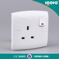 E13-N Boa Qualidade Britânico Novo Design Elétrico Multi 3 Pinos Igoto Neon Interruptor de Luz Soquete